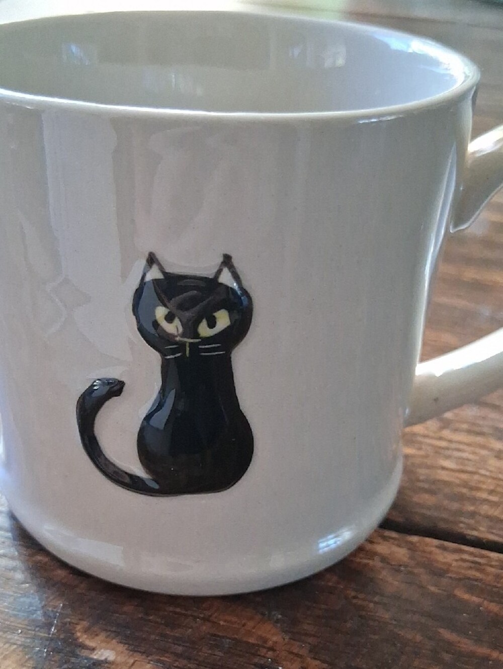 Cute Halloween Ceramic Mugs - Black Cat & Jack-O'-Lantern - Picture 2 of 3